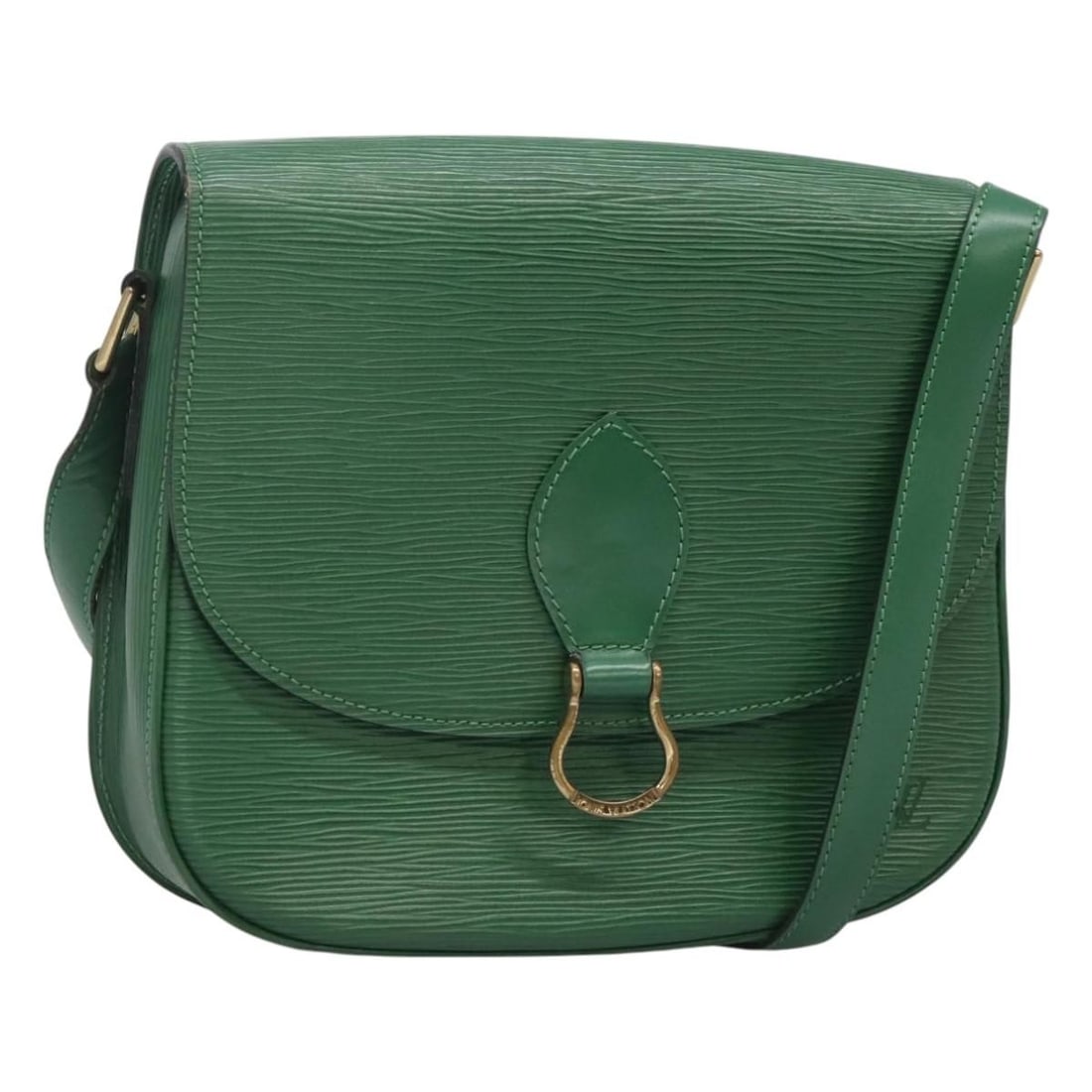 Louis Vuitton Epi Saint Cloud GM Shoulder Bag Green M52194 Made in France (1 of 18)