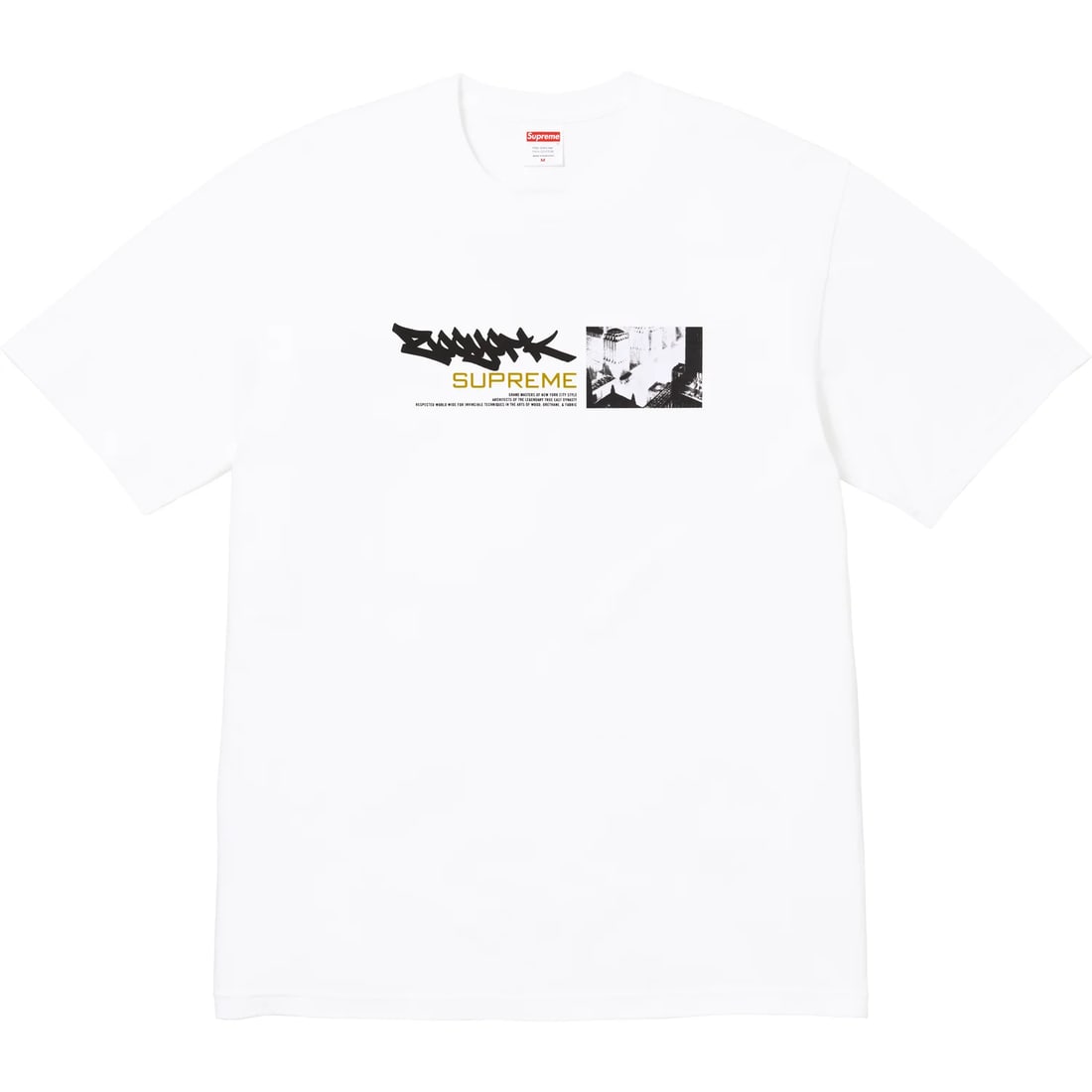 White Dynasty Tee Extra Large Supreme Zoo York Skate Collaboration: White Dynasty Tee Extra Large Supreme Zoo York Skate Collaboration This Supreme x Zoo York Dynasty White Tee showcases collaborative graphics from Supreme and Zoo York, celebrating New York City's ska