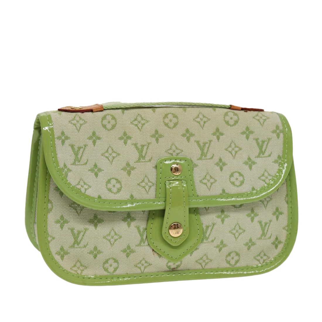 Louis Vuitton Monogram Mini Trousse Marie Kate Pouch Almond Green M92935 Auth: Louis Vuitton Monogram Mini Trousse Marie Kate Pouch Almond Green M92935 Auth Discover this elegant LOUIS VUITTON Monogram Mini Trousse Marie Kate Pouch in a charming Almond Green hue. Crafted from Mo