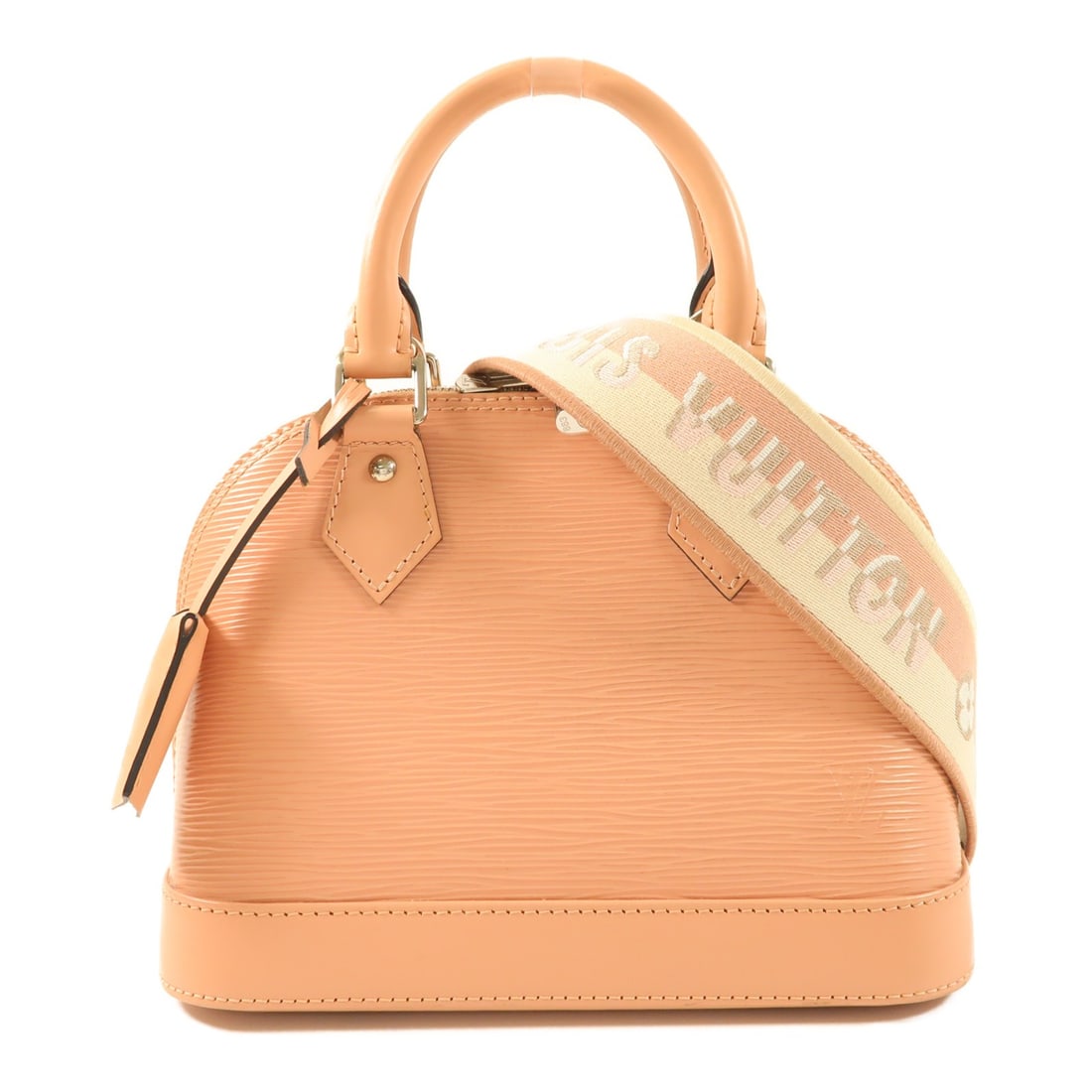 Louis Vuitton Epi Leather Alma BB Pink 2 Way Shoulder Bag M21682: Louis Vuitton Epi Leather Alma BB Pink 2 Way Shoulder Bag M21682 This Louis Vuitton Alma BB 2-way shoulder bag features a stylish Epi leather exterior in pink, designed for versatile wear. The bag off