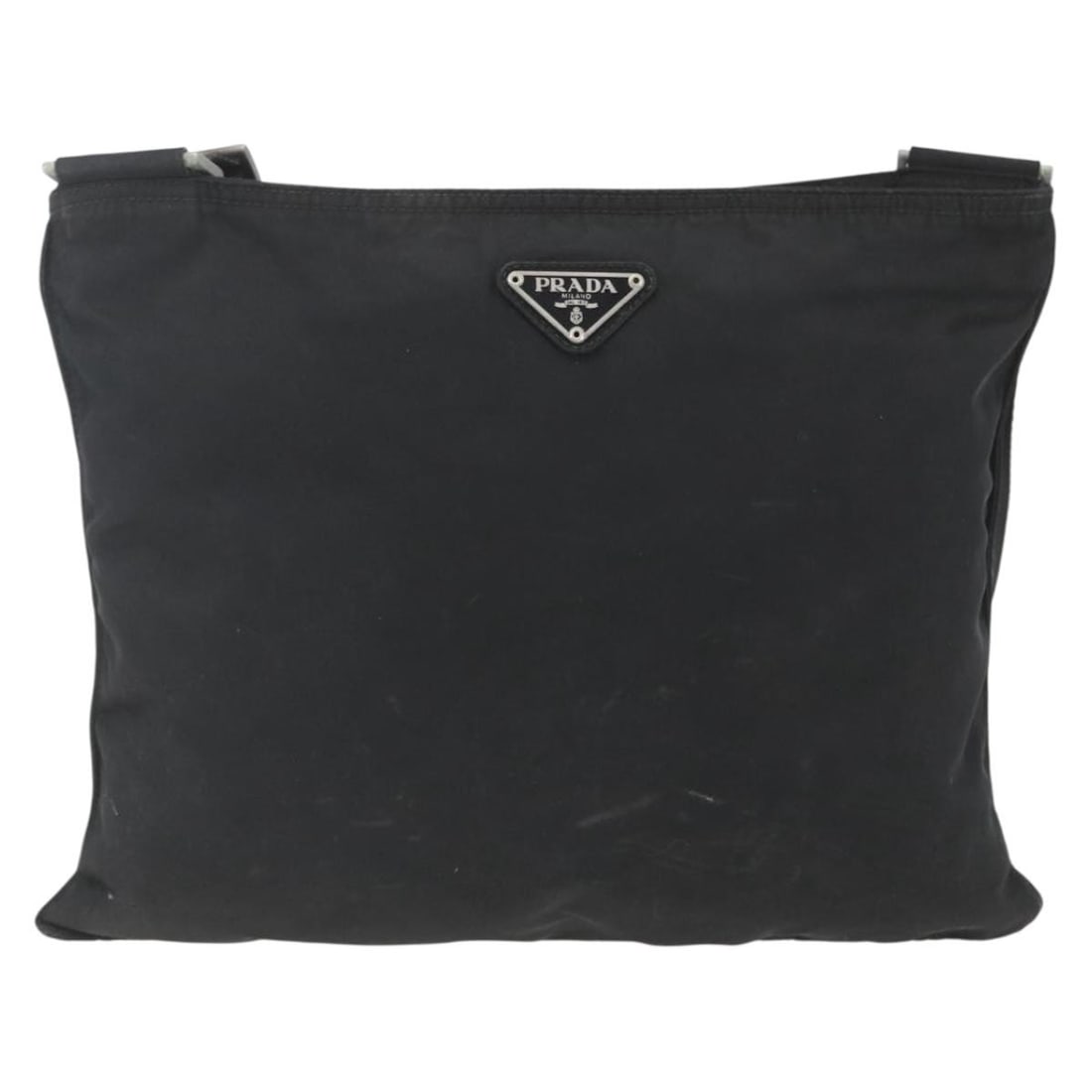 Prada Nylon Flat Messenger Bag in Black 30cm by 26cm by 30cm (1 of 18)