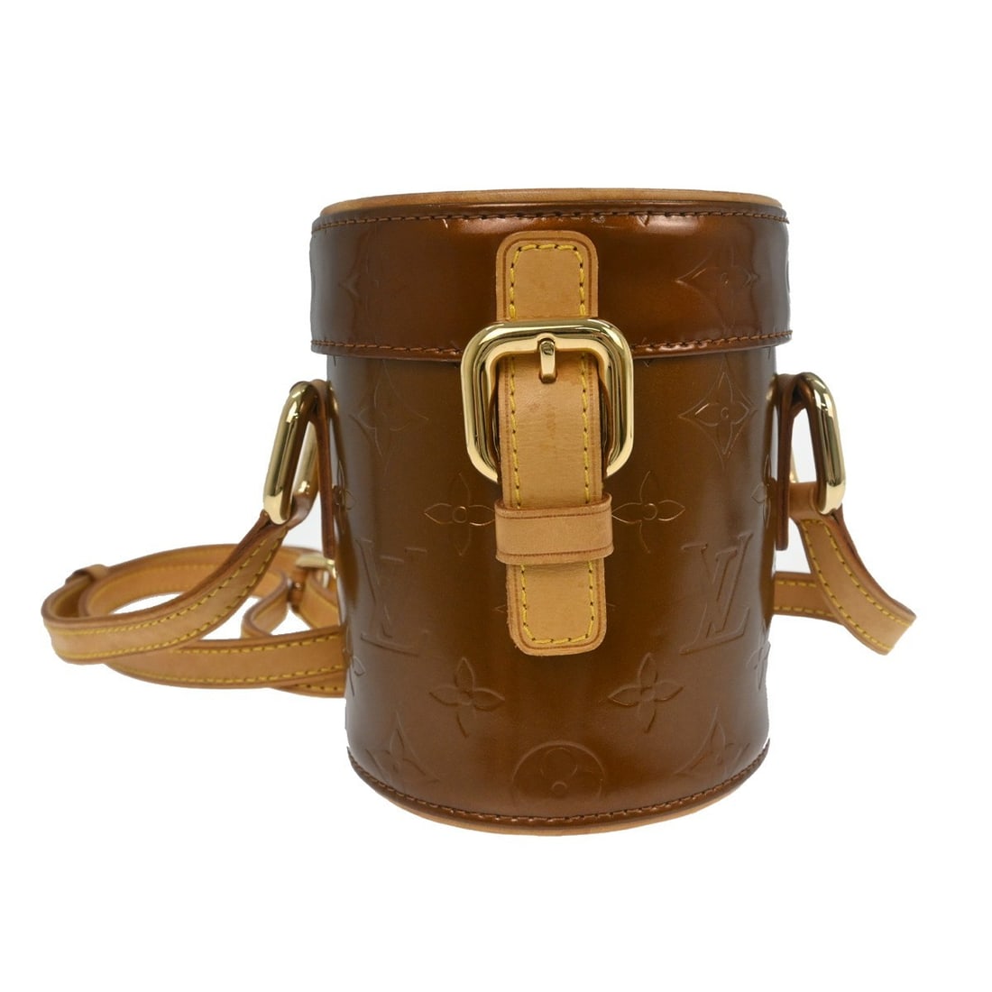 Louis Vuitton Astor Place Bronze Vernis Small Shoulder Bag M91101 (1 of 11)