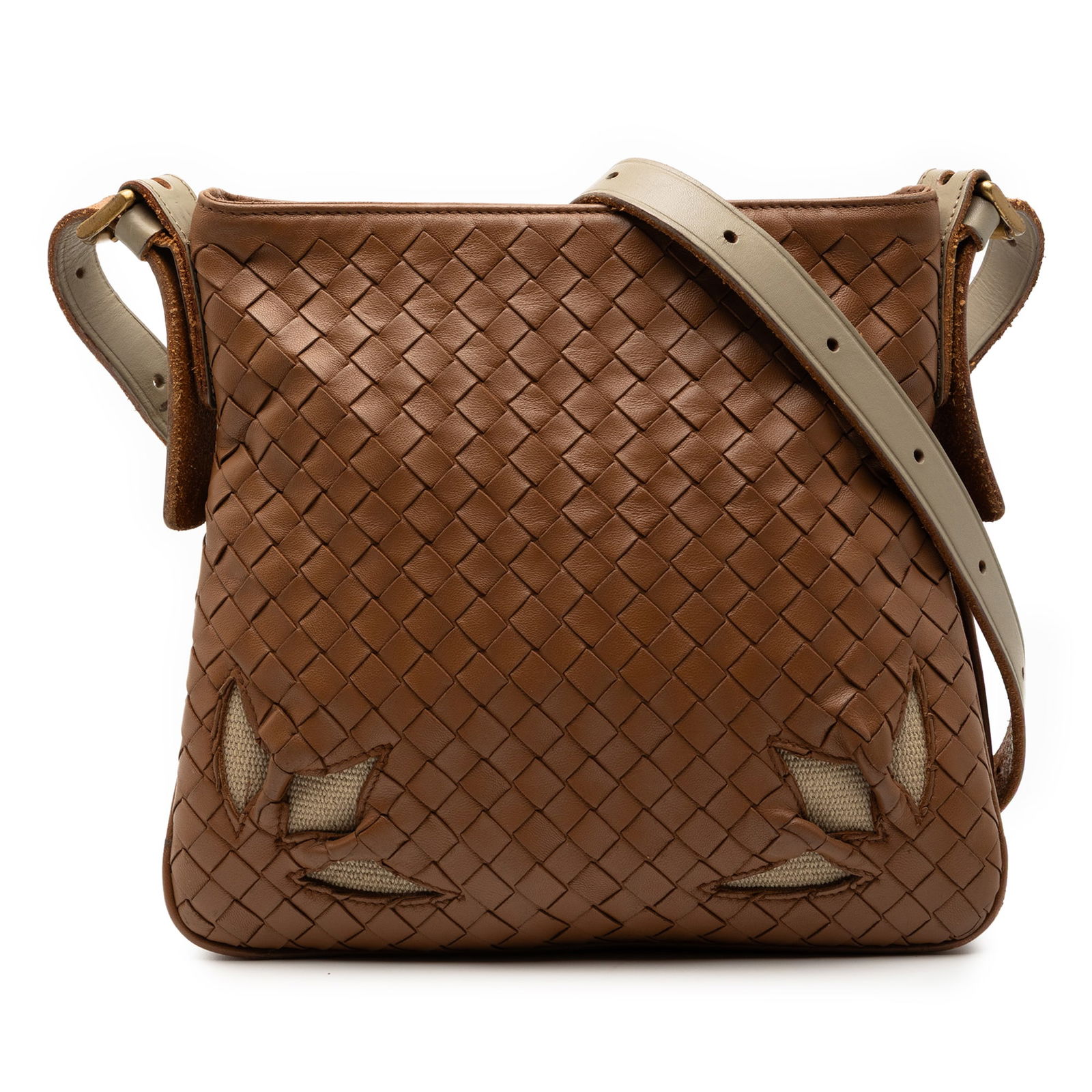 Bottega Veneta Nappa Intrecciato Leather Crossbody Shoulder Bag (1 of 9)