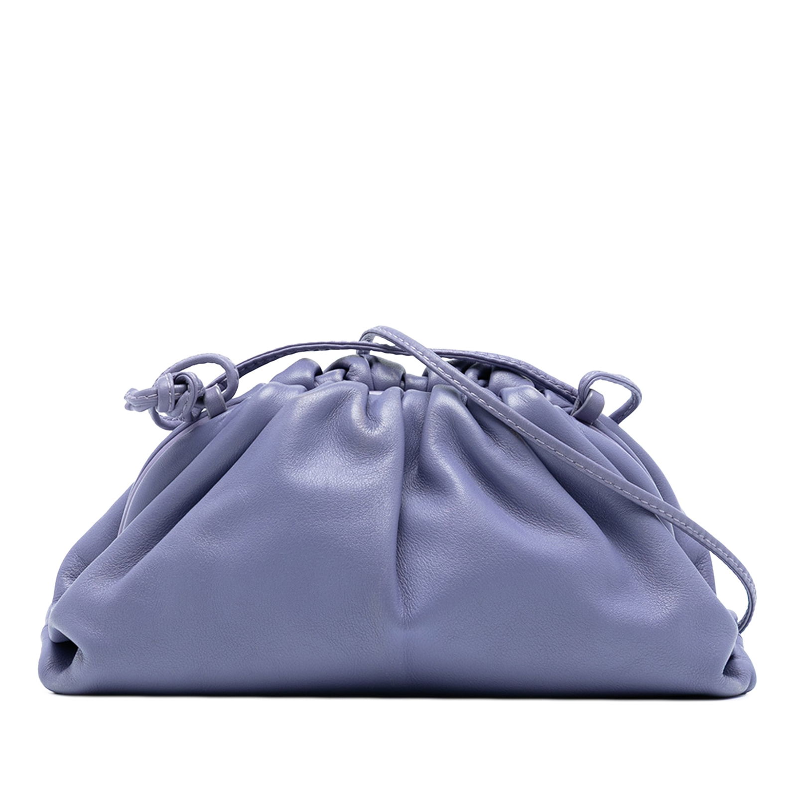 Bottega Veneta Mini Pouch Crossbody Bag in Purple Lambskin (1 of 7)