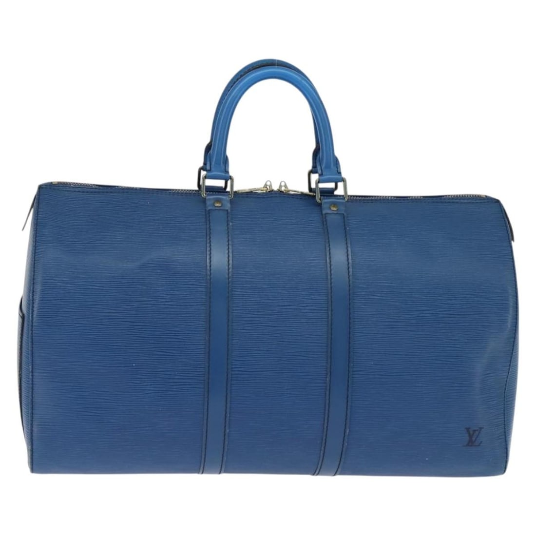 Blue Epi Leather Louis Vuitton Keepall Travel Bag 47cm (1 of 18)