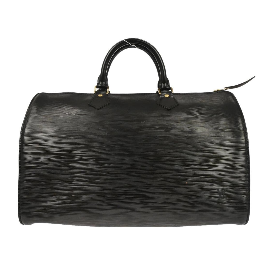 Louis Vuitton Speedy 35 Black Epi Leather Large Duffle Bag (1 of 12)