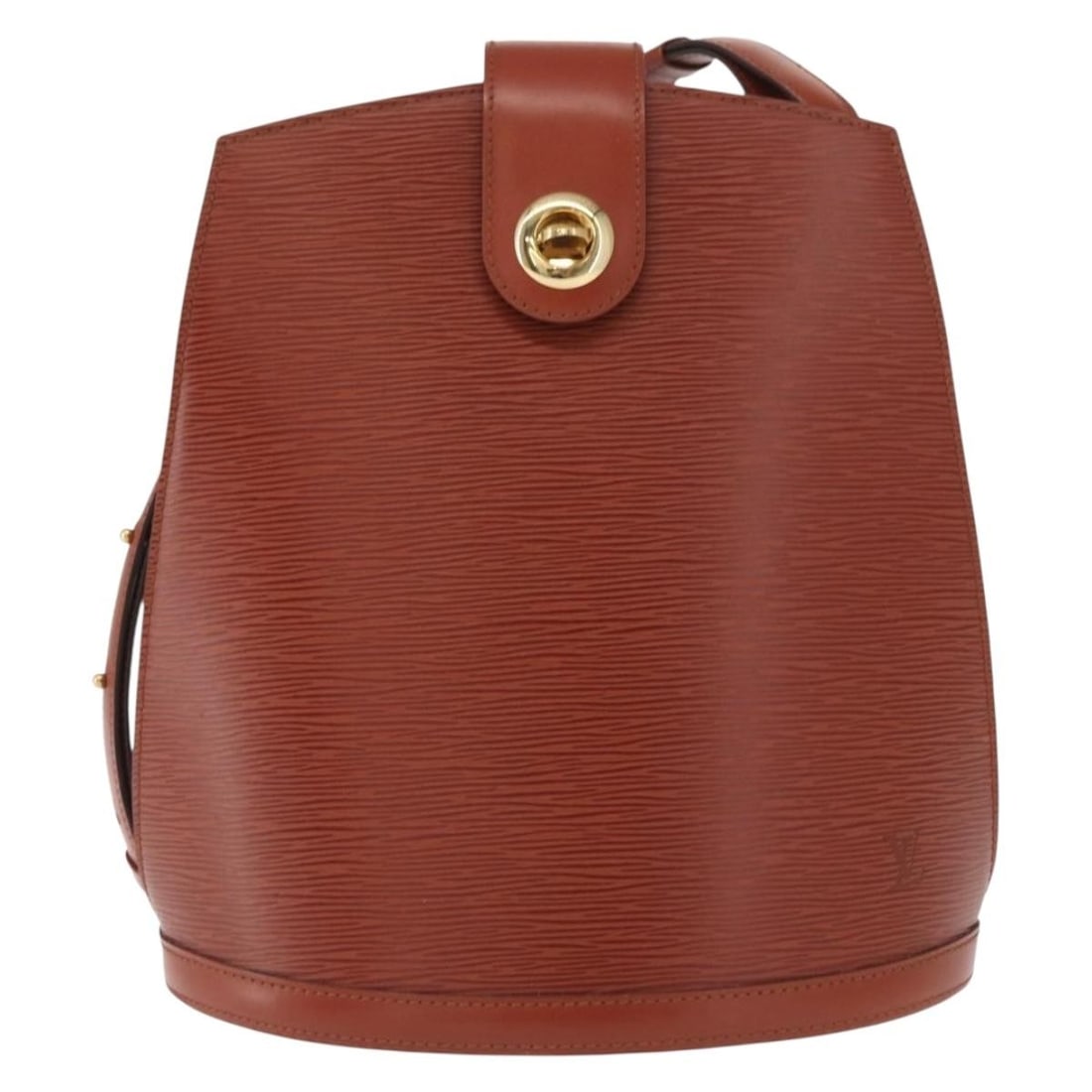 Louis Vuitton Cluny Brown Epi Leather Shoulder Purse: Louis Vuitton Cluny Brown Epi Leather Shoulder Purse The Louis Vuitton Cluny Shoulder Bag in brown Epi leather features a structured silhouette designed for women. It presents slight signs of wear inc