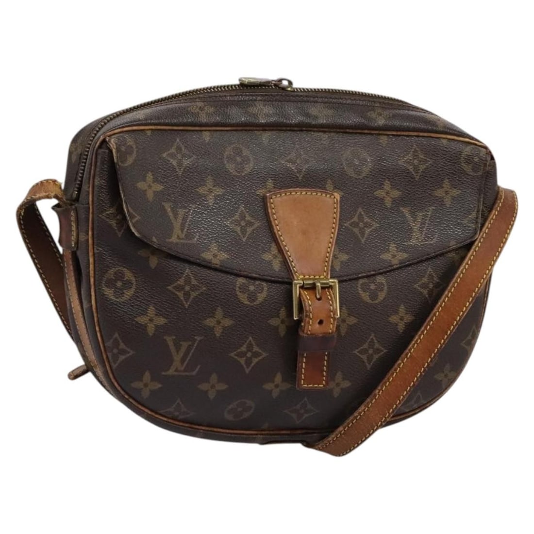 LOUIS VUITTON Monogram Jeune Fille GM Shoulder Bag M51225 France Auth (1 of 18)