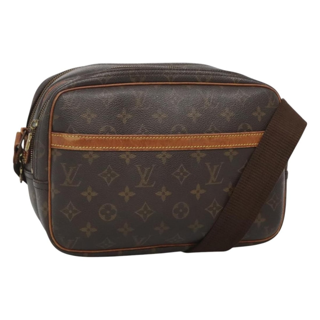 LOUIS VUITTON Monogram Reporter PM Shoulder Bag M45254 Auth France: LOUIS VUITTON Monogram Reporter PM Shoulder Bag M45254 Auth France This authentic Louis Vuitton Monogram Reporter PM Shoulder Bag (M45254) is a stylish and functional accessory crafted from durable Mo