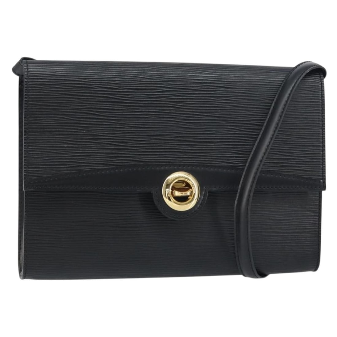 Louis Vuitton Epi Leather Pochette Arche Black Shoulder Bag M52572 (1 of 18)