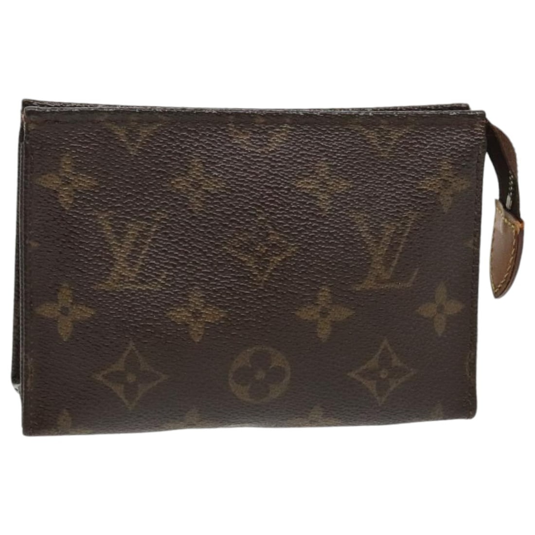 LOUIS VUITTON Monogram Poche Toilette 15 Pouch M47546 Made in France: LOUIS VUITTON Monogram Poche Toilette 15 Pouch M47546 Made in France Introducing the LOUIS VUITTON Monogram Poche Toilette 15 Pouch, a stylish accessory crafted in France. This pouch features the icon