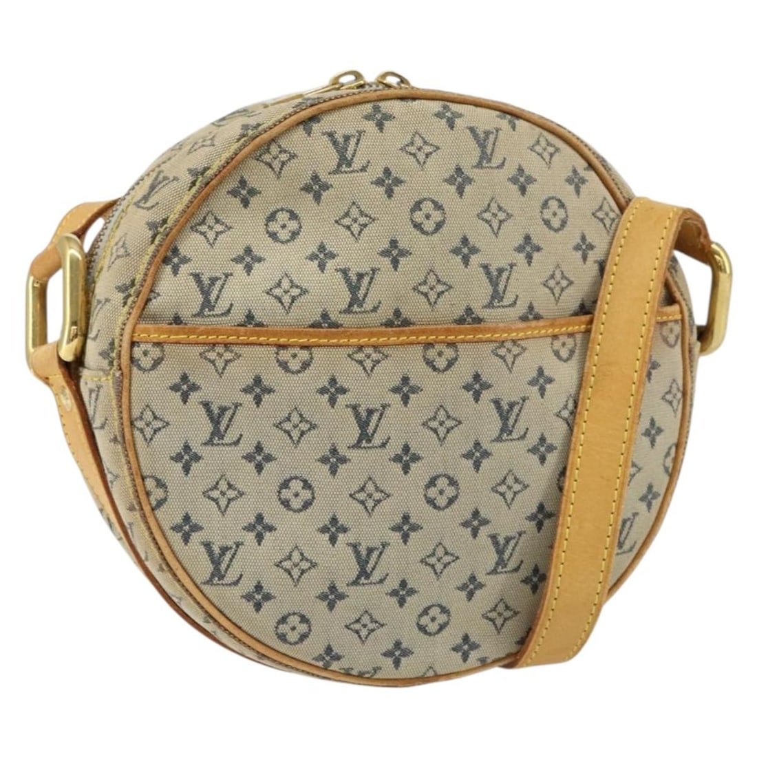 LOUIS VUITTON Monogram Mini Jeanne PM Blue Shoulder Bag M92001 (1 of 18)