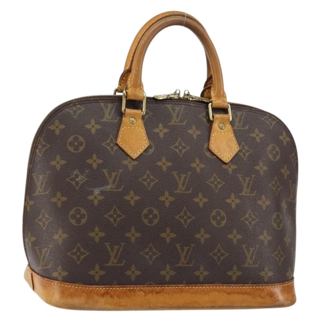 LOUIS VUITTON Monogram Alma Hand Bag M51130 Auth Made in France: LOUIS VUITTON Monogram Alma Hand Bag M51130 Auth Made in France Experience timeless elegance with the LOUIS VUITTON Monogram Alma Hand Bag (M51130). Crafted in France from durable Monogram Canvas, thi