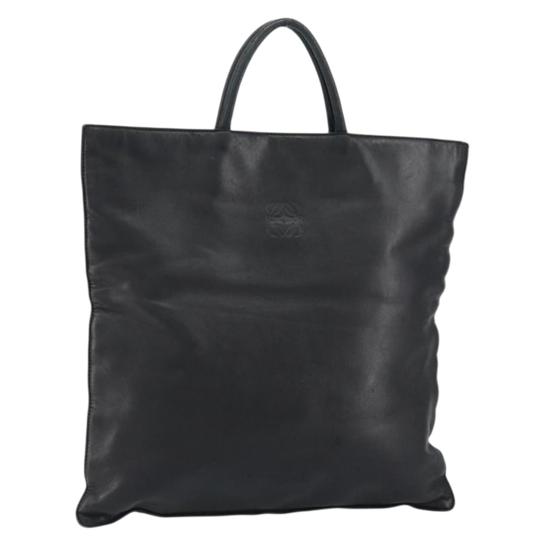 LOEWE Black Gold Leather Anagram Hand Bag Auth 149623: LOEWE Black Gold Leather Anagram Hand Bag Auth 149623 The LOEWE Anagram Hand Bag is a stunning accessory crafted from high-quality leather, featuring a striking black and gold color scheme. This styli