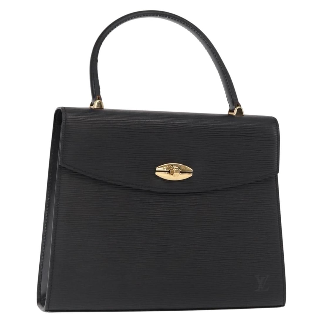 Louis Vuitton Black Epi Leather Malesherbes Handbag M52372 France (1 of 18)