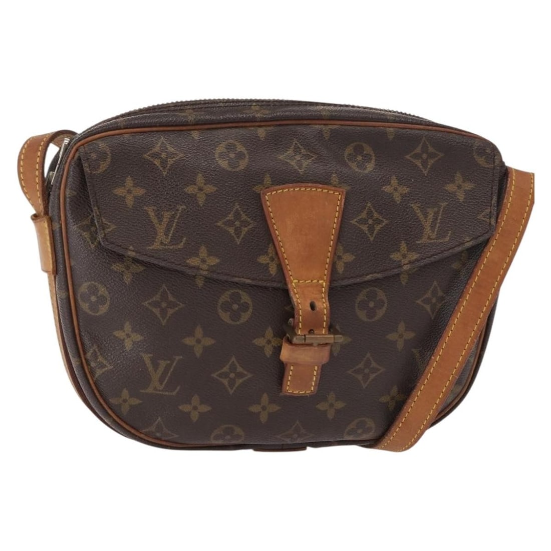 LOUIS VUITTON Monogram Jeune Fille GM Shoulder Bag M51225 Authentic (1 of 18)