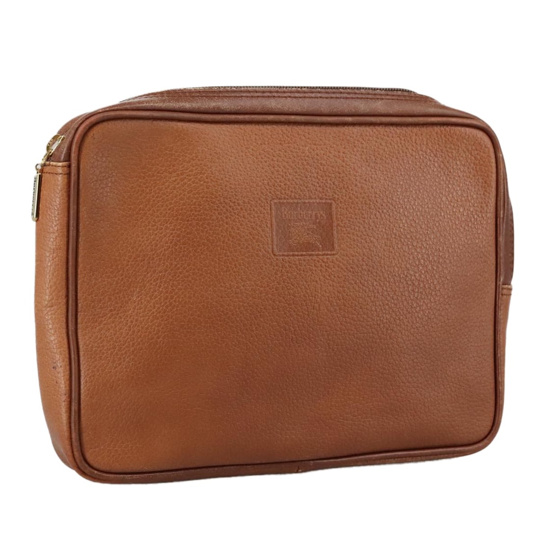 Burberrys Brown Gold Leather Clutch Bag Authentic: Burberrys Brown Gold Leather Clutch Bag Authentic This Burberrys Clutch Bag features a sophisticated design crafted from premium leather in a rich brown and gold color combination. With dimensions of