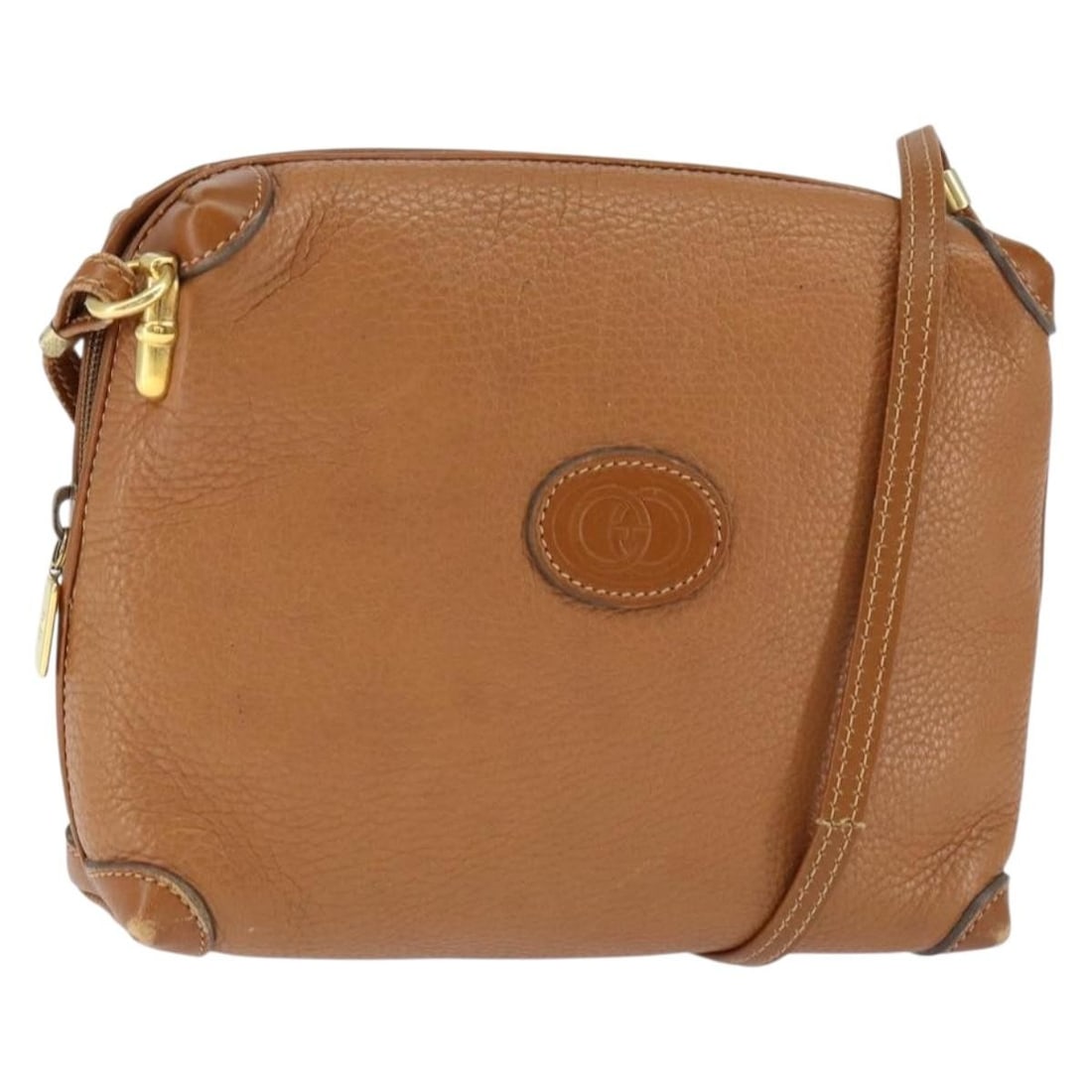 GUCCI 007 115 4916 Brown Gold Leather Shoulder Bag Auth: GUCCI 007 115 4916 Brown Gold Leather Shoulder Bag Auth This GUCCI shoulder bag exudes luxury and sophistication, crafted from premium leather in a rich brown and gold color scheme. Designed in Italy,