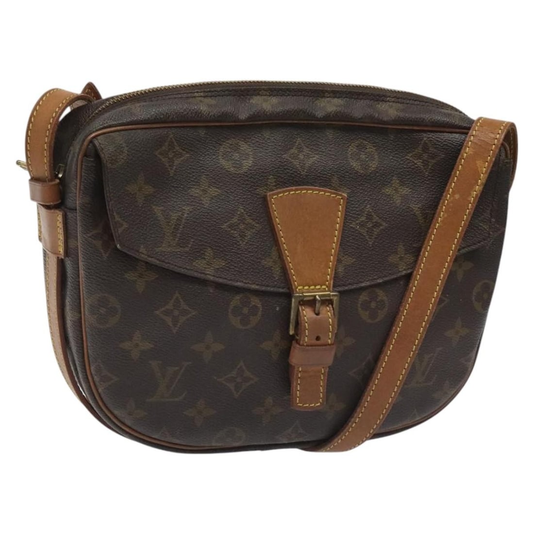 LOUIS VUITTON Monogram Jeune Fille GM Shoulder Bag M51225 France (1 of 18)