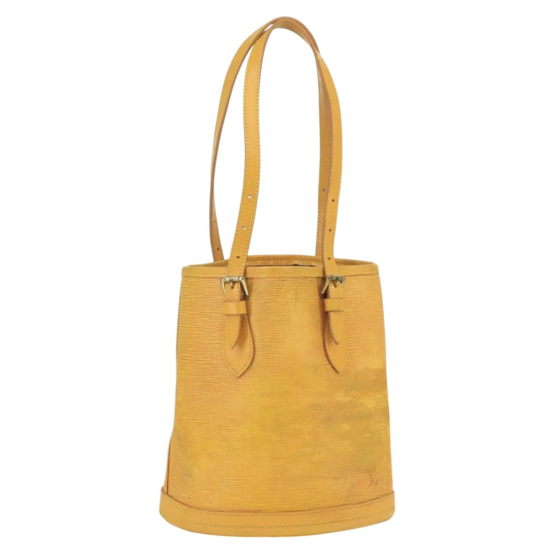 LOUIS VUITTON Epi Bucket PM Shoulder Bag Yellow France Auth (1 of 18)