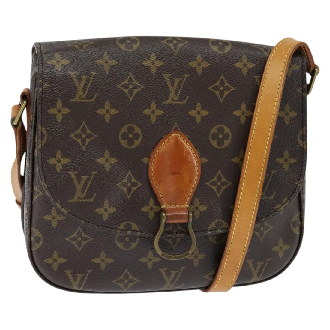 LOUIS VUITTON Monogram Saint Cloud GM Shoulder Bag M51242 Auth: LOUIS VUITTON Monogram Saint Cloud GM Shoulder Bag M51242 Auth Embrace luxury with the LOUIS VUITTON Monogram Saint Cloud GM Shoulder Bag, a classic piece that showcases the iconic Monogram Canvas in