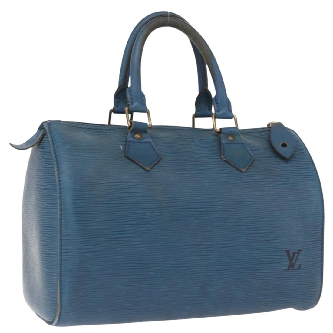 Louis Vuitton Epi Leather Speedy 25 Toledo Blue Handbag M43015 France (1 of 18)