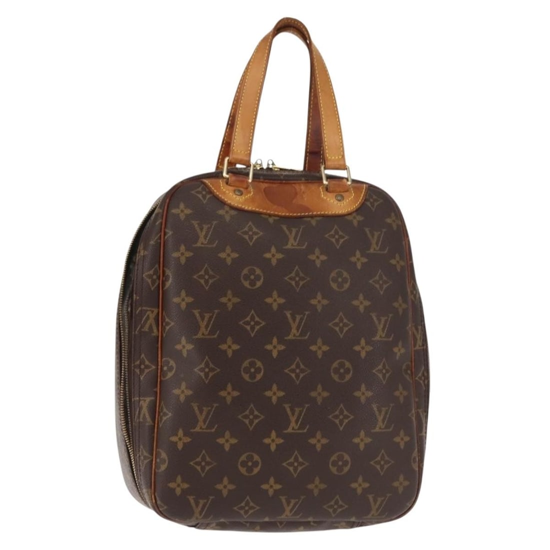 LOUIS VUITTON Monogram Excursion Hand Bag M41450 Auth France (1 of 18)