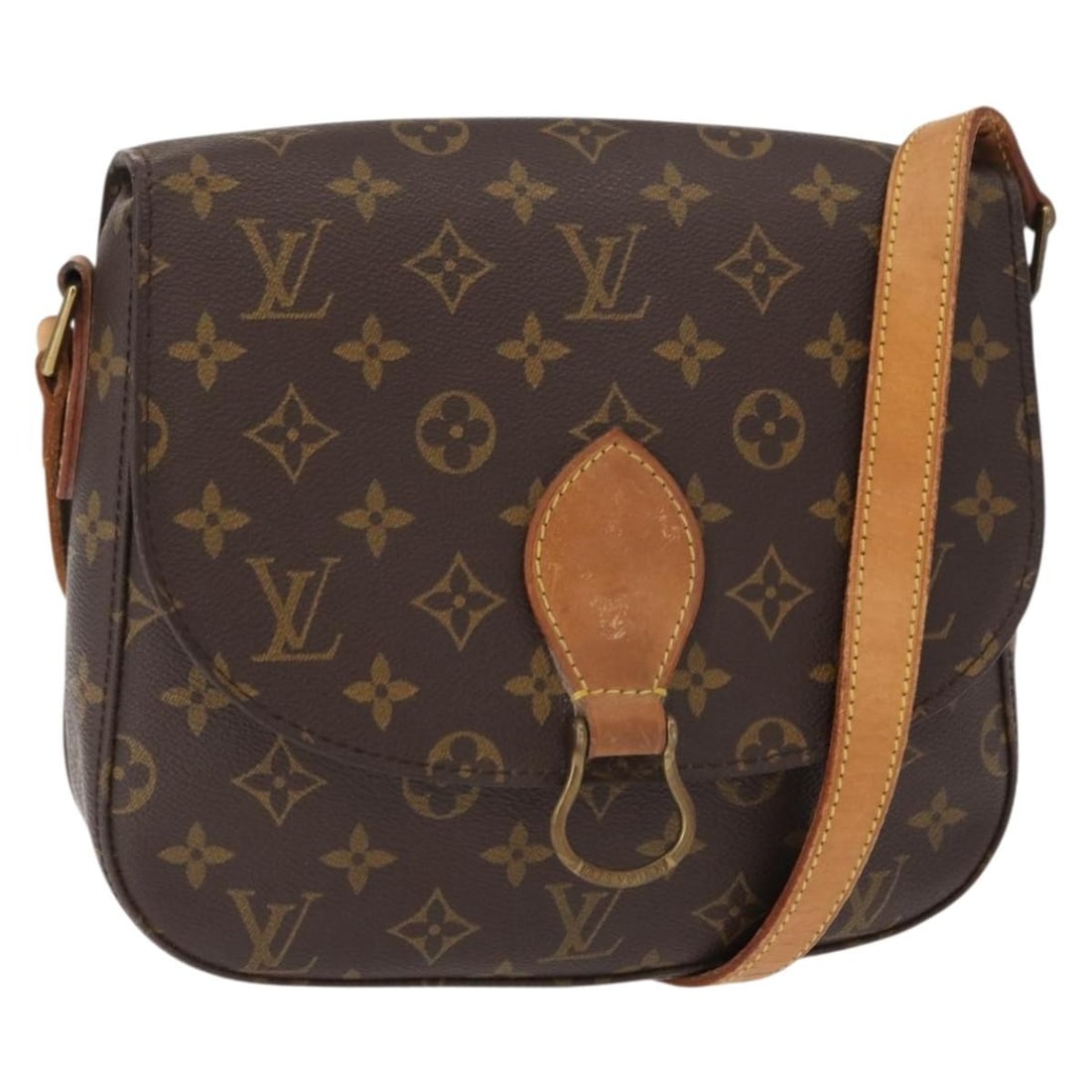 LOUIS VUITTON Monogram Saint Cloud GM Shoulder Bag M51242 Made in France (1 of 18)
