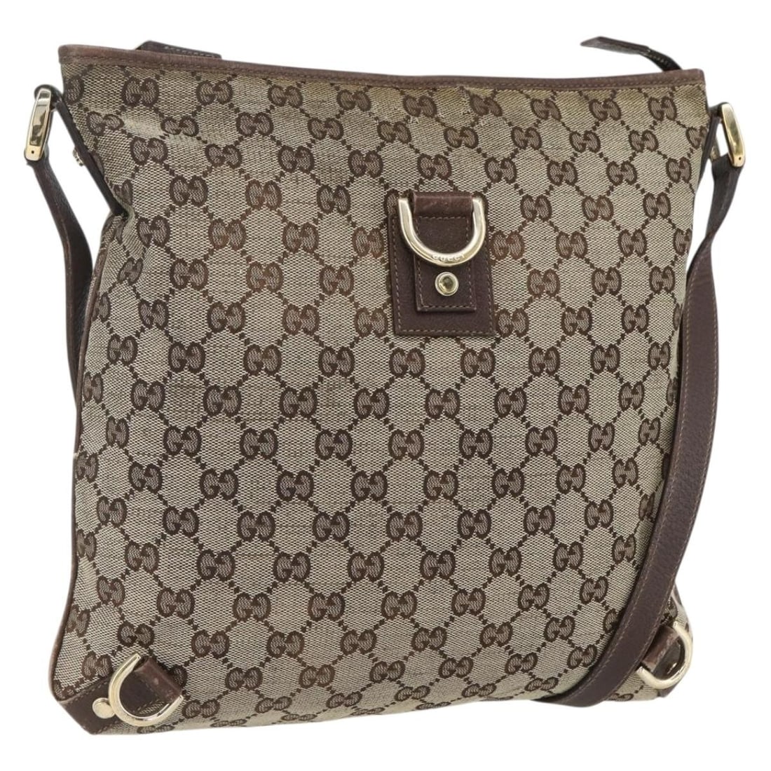 GUCCI GG Canvas Shoulder Bag Beige Gold Limited Edition 131326 Auth (1 of 18)