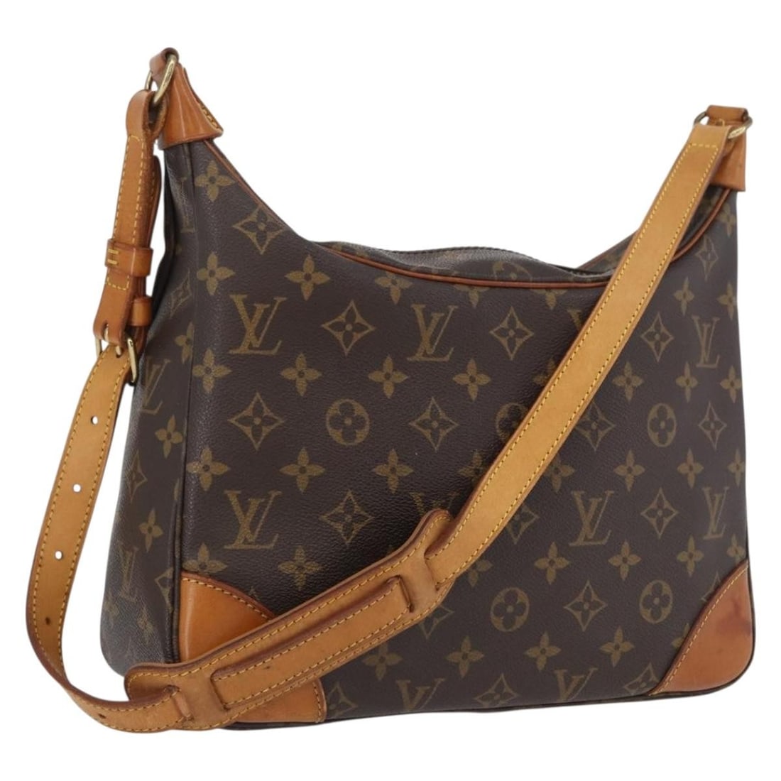 Monogram Canvas Louis Vuitton Boulogne 30 Shoulder Bag M51265 (1 of 18)
