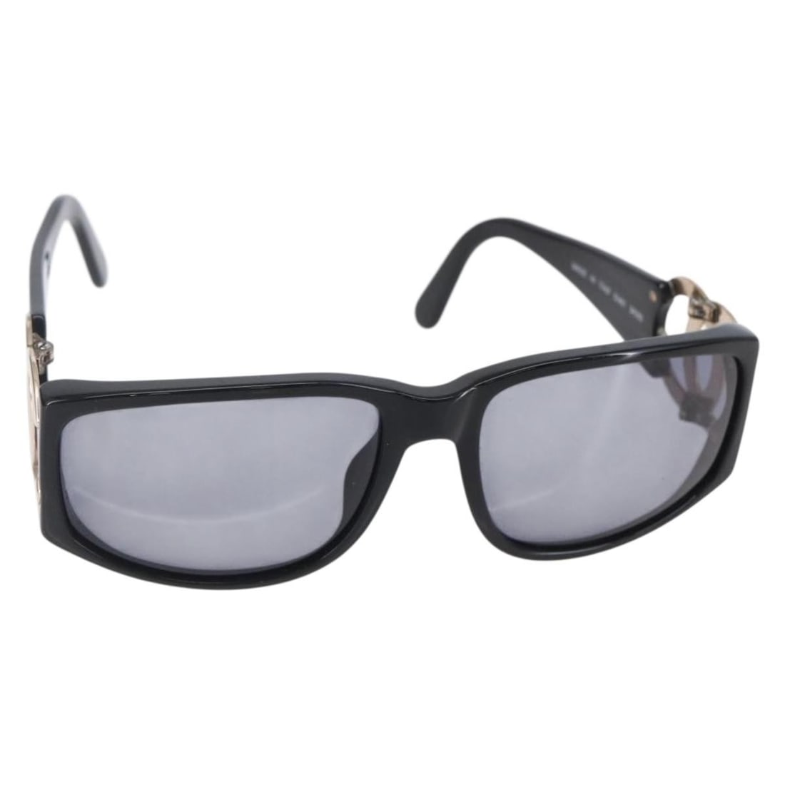 CHANEL Black Plastic Sunglasses with Case Authentic SW1810 (1 of 11)