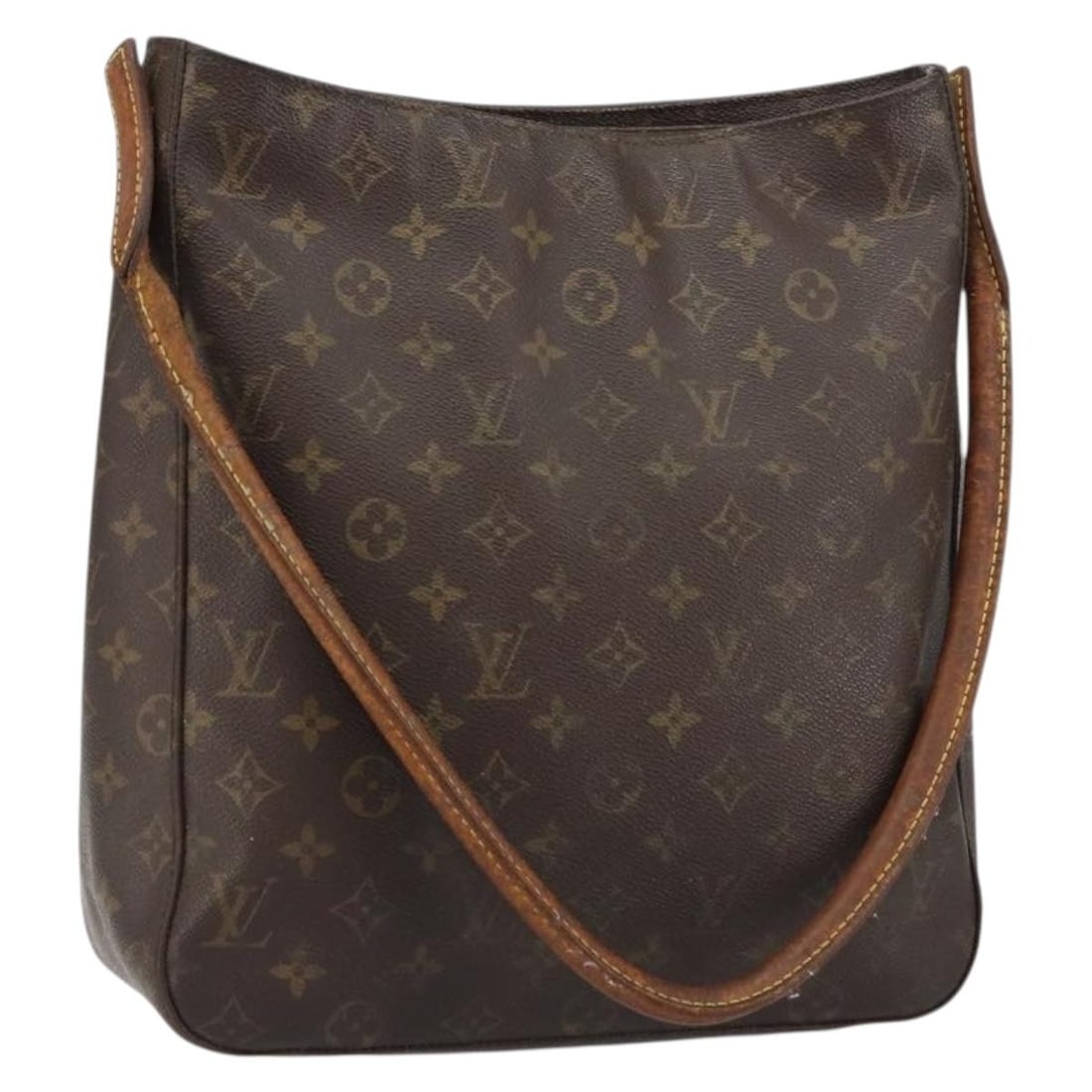 LOUIS VUITTON Monogram Looping GM Shoulder Bag M51145 Authentic France (1 of 18)