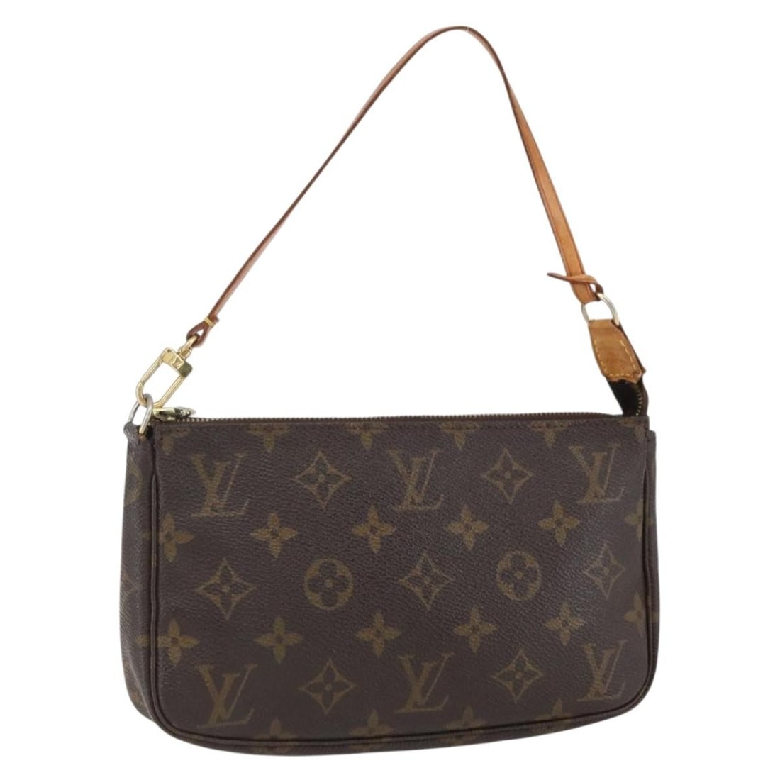 Monogram Canvas Pochette Accessoires Pouch by Louis Vuitton M51980: Monogram Canvas Pochette Accessoires Pouch by Louis Vuitton M51980 This Louis Vuitton Monogram Pochette Accessoires Pouch, model M51980, features the iconic Monogram Canvas exterior with a classic mon