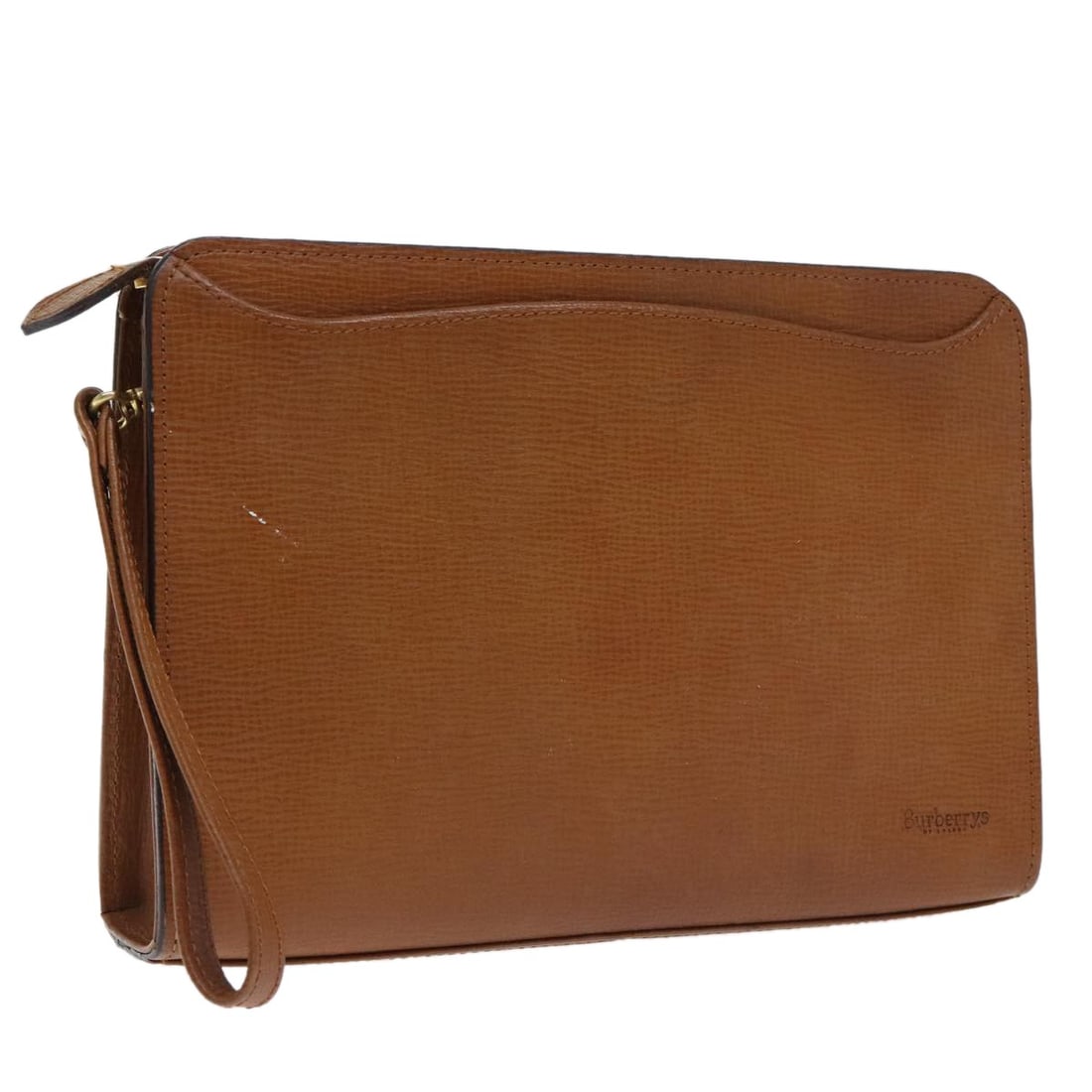 Burberrys Gold Brown Leather Clutch Bag Authentic: Burberrys Gold Brown Leather Clutch Bag Authentic This Burberrys clutch bag is crafted from high-quality leather, featuring a striking gold and brown color combination. Measuring approximately 11.4 in