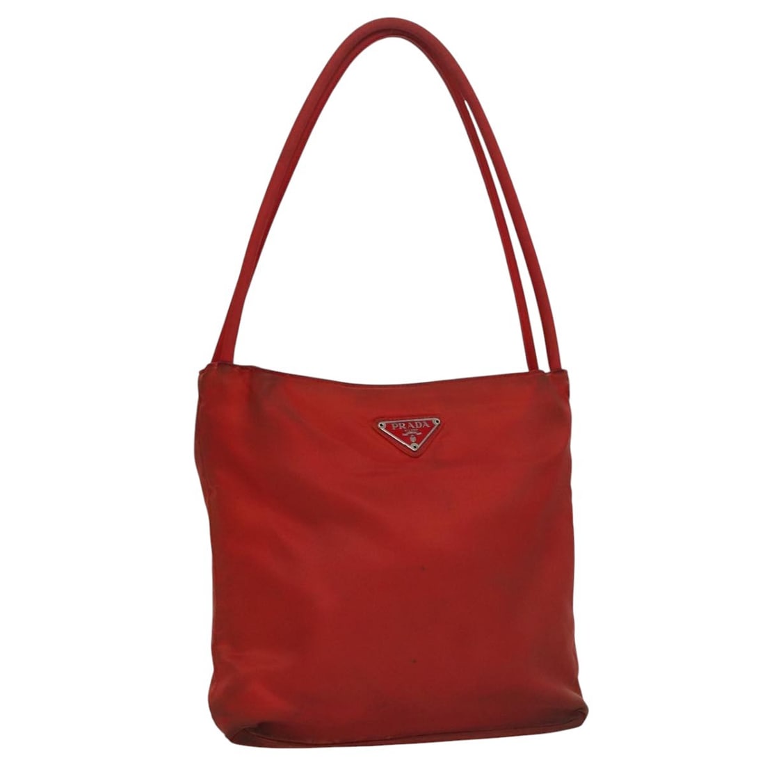 PRADA Red Nylon Shoulder Bag Made in Italy 109708: PRADA Red Nylon Shoulder Bag Made in Italy 109708 Elevate your style with this authentic PRADA shoulder bag, crafted in Italy from durable nylon in a vibrant red color. Designed for both functionality