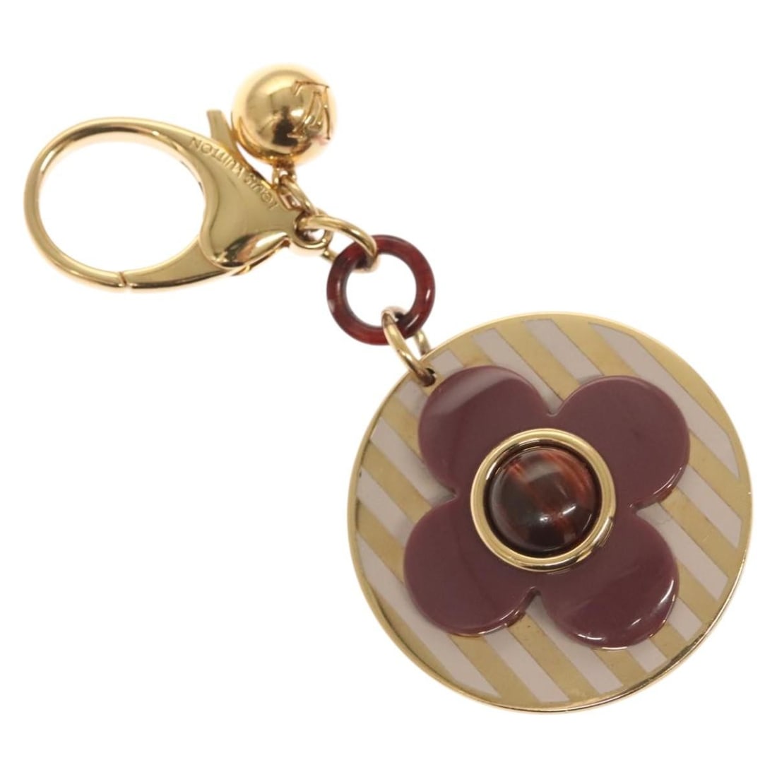 LOUIS VUITTON M66464 Gold Metal Key Holder Authentic France: LOUIS VUITTON M66464 Gold Metal Key Holder Authentic France This Louis Vuitton Monogram Rayure Bijoux Sac Key Holder is a stylish and practical accessory crafted from durable metal in a luxurious gold