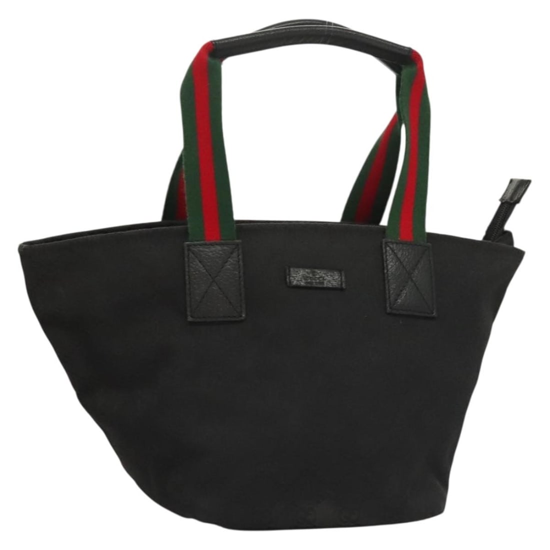 GUCCI GG Canvas Sherry Line Black Silver Tote Bag 131228 Auth: GUCCI GG Canvas Sherry Line Black Silver Tote Bag 131228 Auth This GUCCI GG Canvas Web Sherry Line Tote Bag features a chic black and silver design that is perfect for both casual and formal occasions