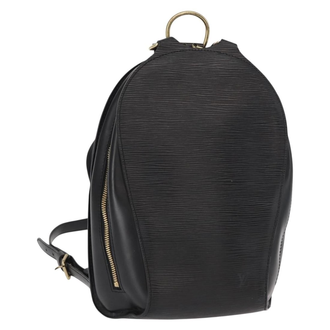 Black Epi Leather Mabillon Backpack by Louis Vuitton Model M52232: Black Epi Leather Mabillon Backpack by Louis Vuitton Model M52232 This is a Louis Vuitton Epi Mabillon Backpack in black, crafted from durable Epi leather. Made in France, this backpack features a str