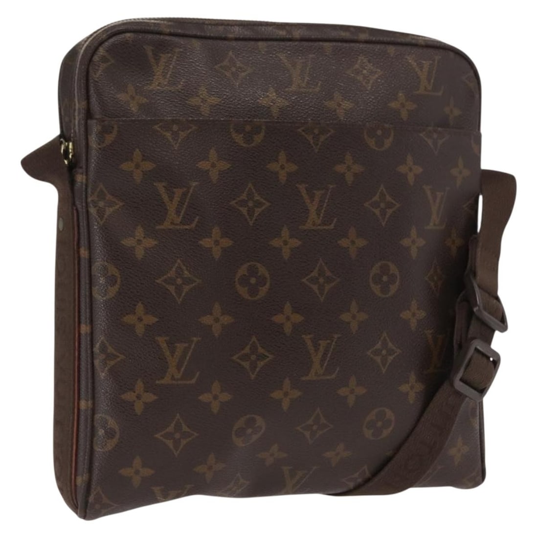 Monogram Canvas Shoulder Bag by Louis Vuitton with Adjustable Strap: Monogram Canvas Shoulder Bag by Louis Vuitton with Adjustable Strap This Louis Vuitton Monogram shoulder bag features the iconic monogram canvas exterior in classic monogram color. The bag includes an
