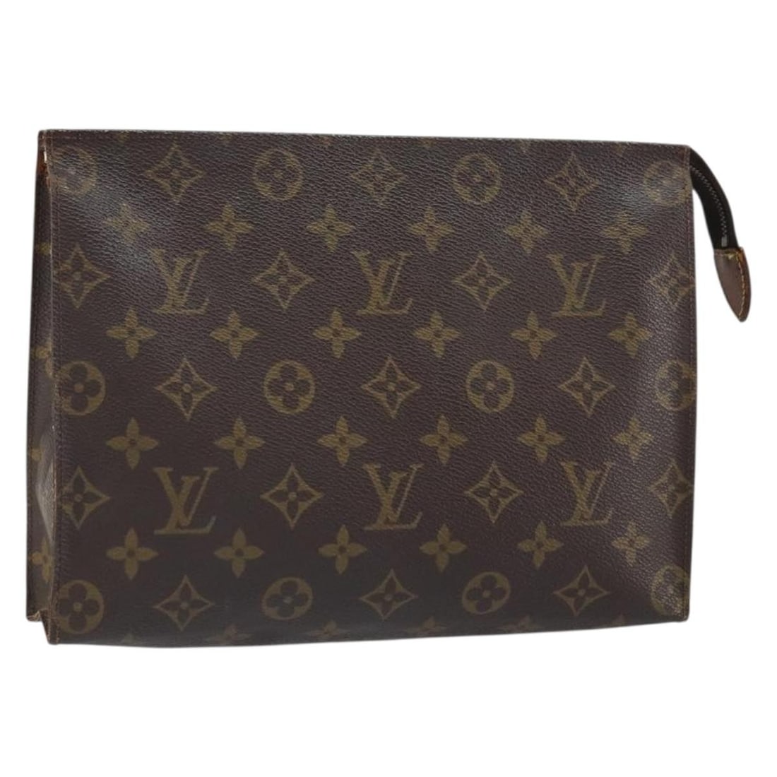Louis Vuitton Monogram Canvas Poche Toilette 26 M47542 Pouch from France: Louis Vuitton Monogram Canvas Poche Toilette 26 M47542 Pouch from France This Louis Vuitton Monogram Poche Toilette 26 pouch is crafted from the signature Monogram canvas and was made in France. The p