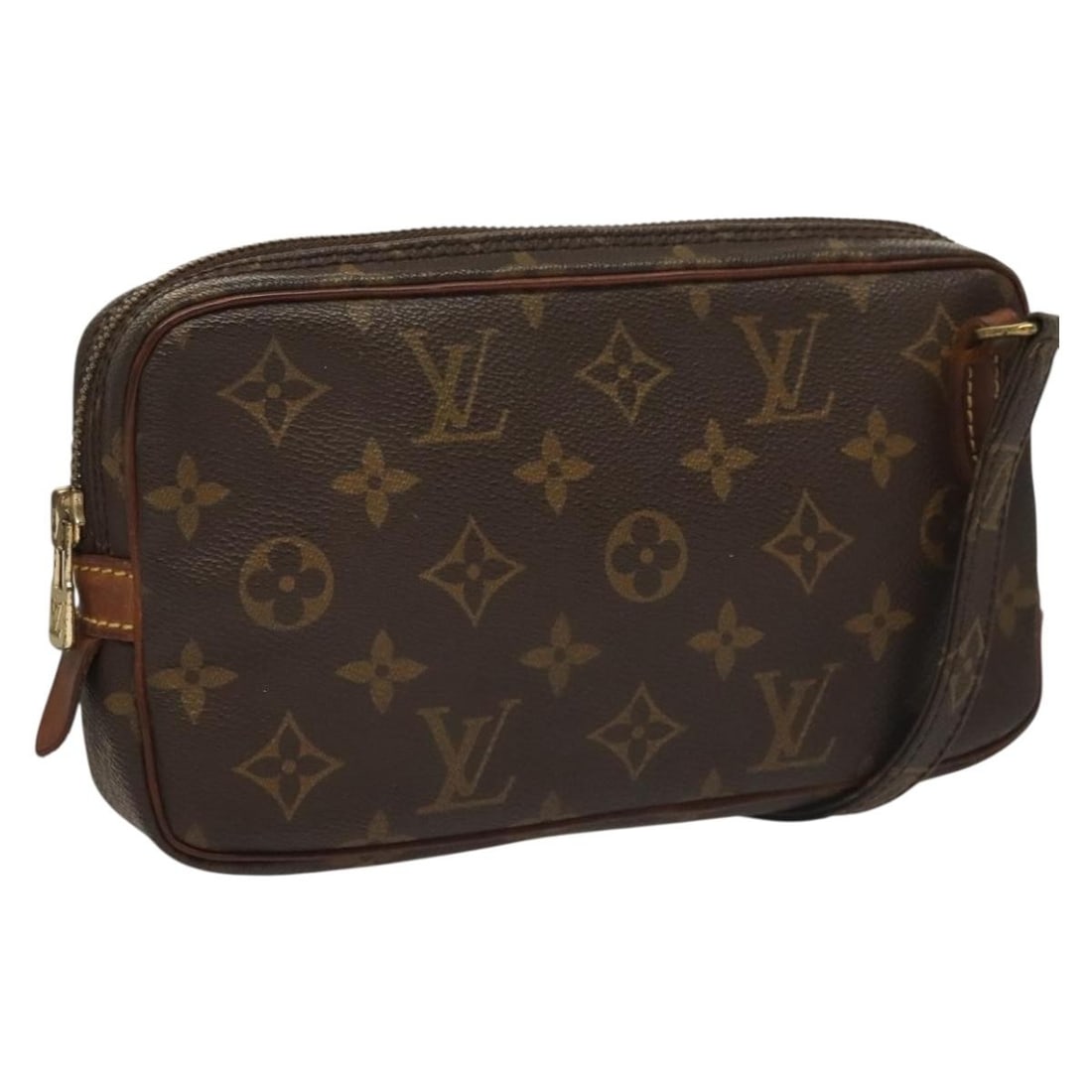 Authentic LOUIS VUITTON Monogram Marly Bandouliere Shoulder Bag M51828: Authentic LOUIS VUITTON Monogram Marly Bandouliere Shoulder Bag M51828 This authentic LOUIS VUITTON Monogram Marly Bandouliere Shoulder Bag (M51828) is a stylish accessory crafted from durable Monogra