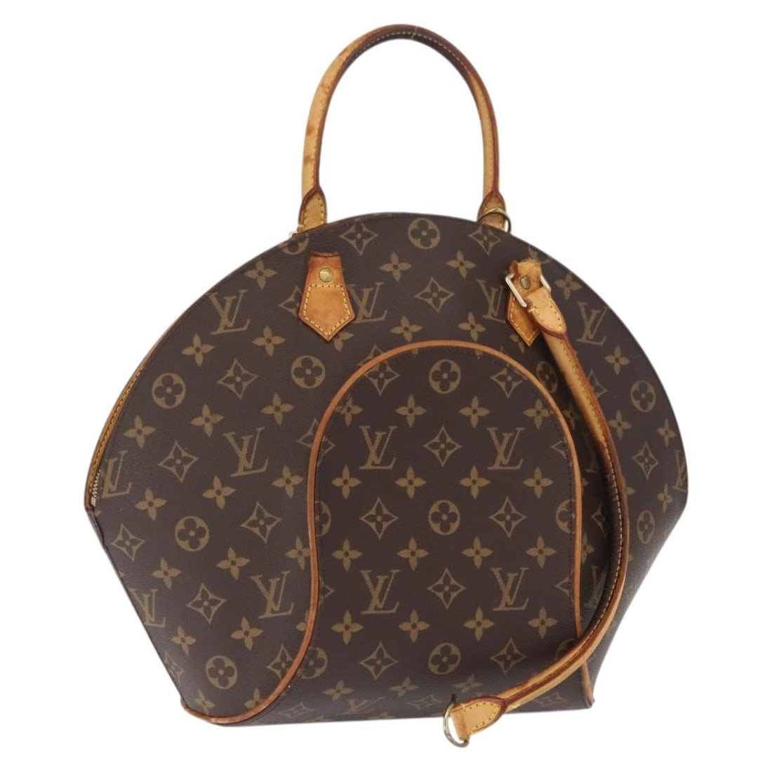 Louis Vuitton Ellipse MM Monogram Canvas Handbag M51126 France: Louis Vuitton Ellipse MM Monogram Canvas Handbag M51126 France This is a Louis Vuitton Monogram Ellipse MM hand bag crafted from signature monogram canvas. The bag features a spacious interior and a s