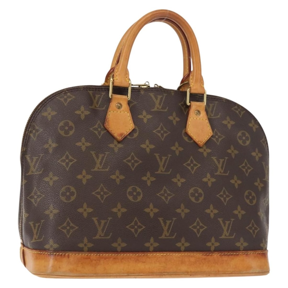 LOUIS VUITTON Monogram Alma Hand Bag M51130 Authenticated: LOUIS VUITTON Monogram Alma Hand Bag M51130 Authenticated This Louis Vuitton Monogram Alma Hand Bag is an iconic piece crafted from durable monogram canvas, showcasing the brand's signature style. The