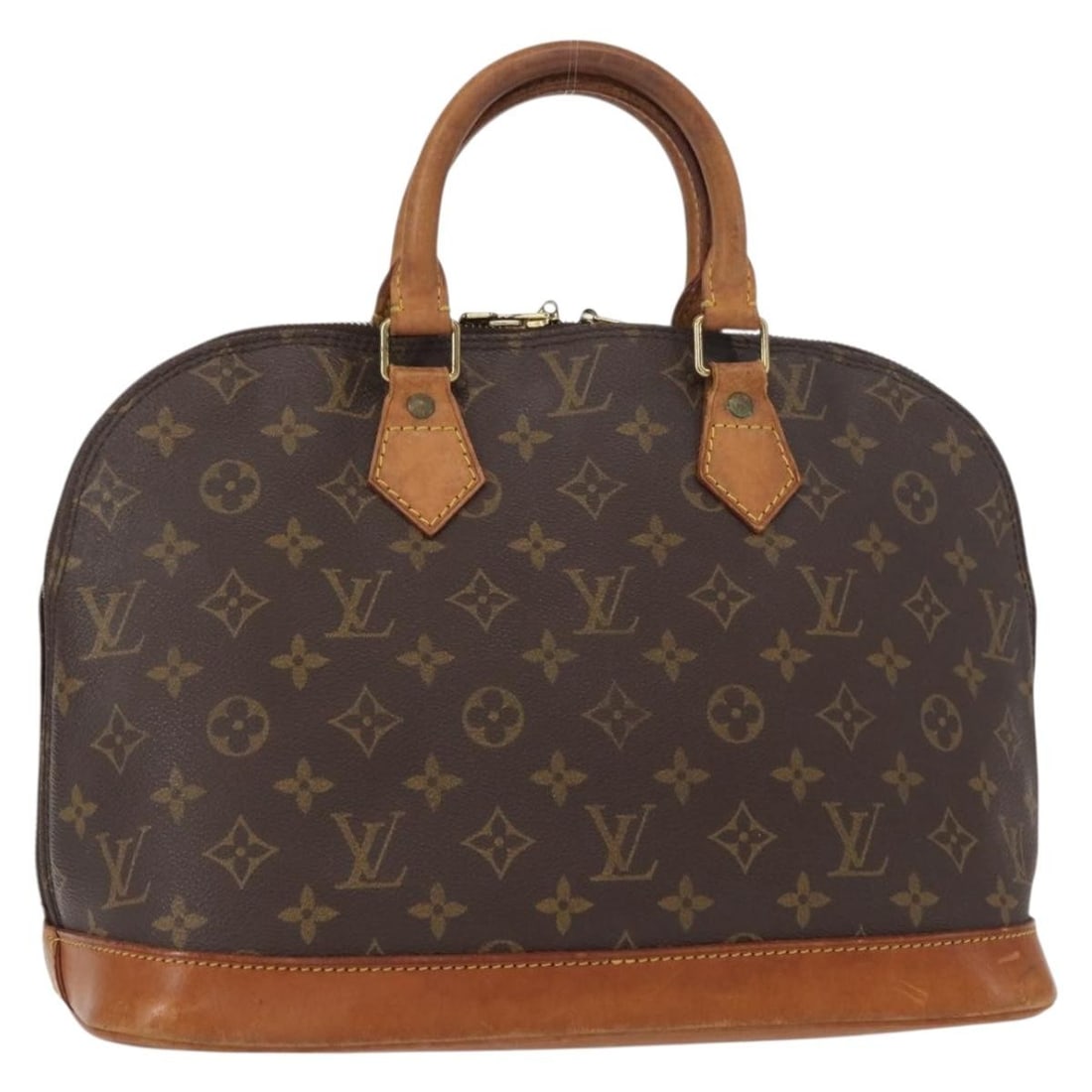 LOUIS VUITTON Monogram Alma Hand Bag M51130 Auth France (1 of 18)