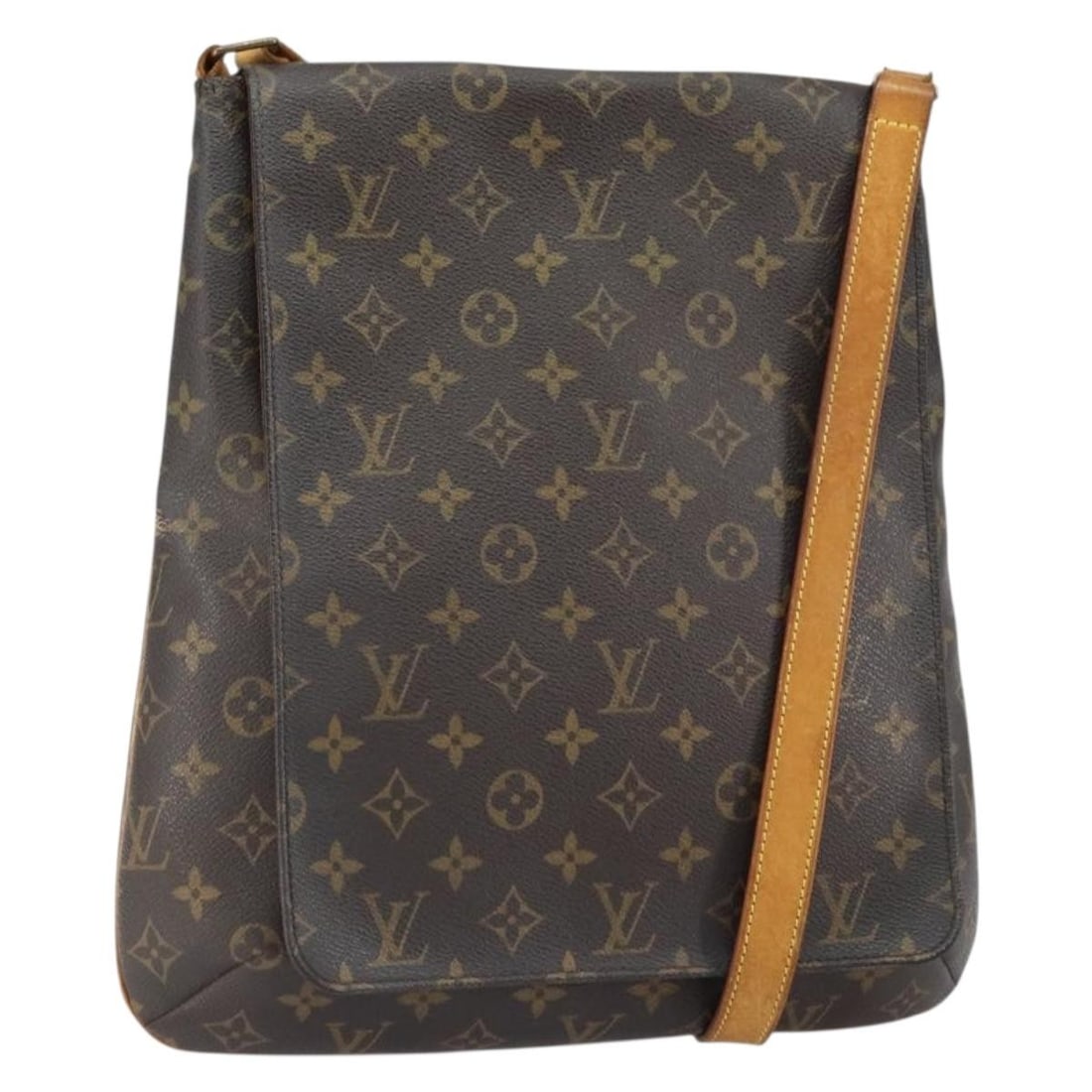 Louis Vuitton Musette Tango Monogram Canvas Shoulder Bag with Long Strap M51388: Louis Vuitton Musette Tango Monogram Canvas Shoulder Bag with Long Strap M51388 This is a Louis Vuitton Monogram Musette Tango shoulder bag featuring the signature monogram canvas exterior and a long