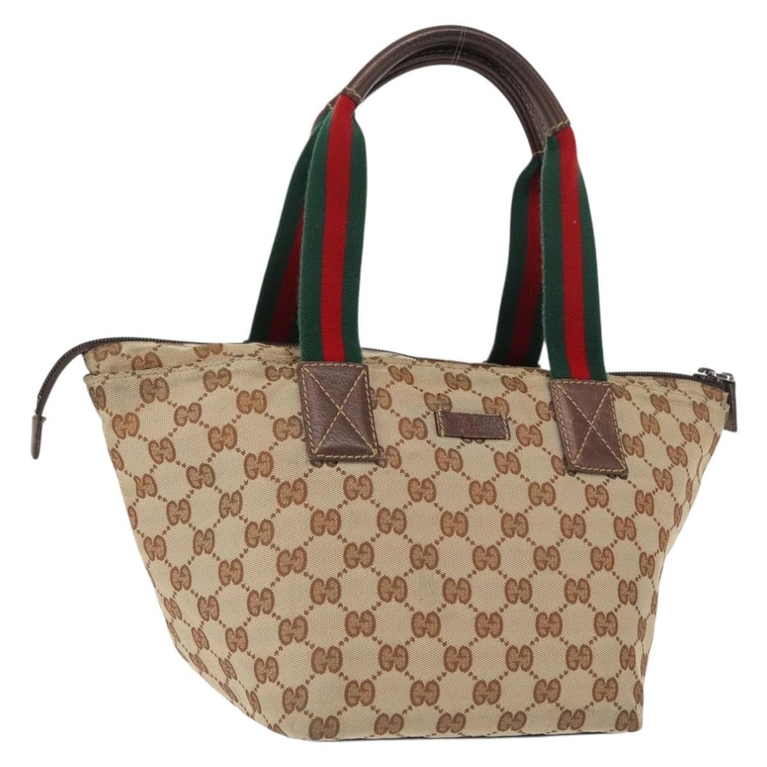 Beige GG Canvas Sherry Line 131228 Handbag by Gucci: Beige GG Canvas Sherry Line 131228 Handbag by Gucci This GUCCI GG Canvas Web Sherry Line hand bag features a beige GG canvas exterior with signature web detailing. The bag is crafted in Italy and is d