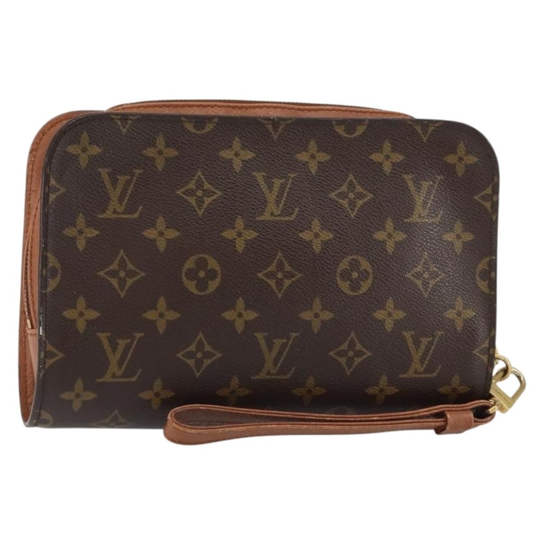 LOUIS VUITTON Monogram Orsay Clutch Bag M51790 Auth France (1 of 18)