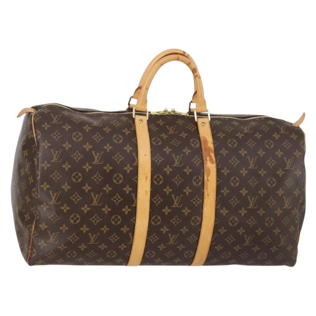 Louis Vuitton Monogram Keepall 55 Boston Bag M41424 Auth France (1 of 18)
