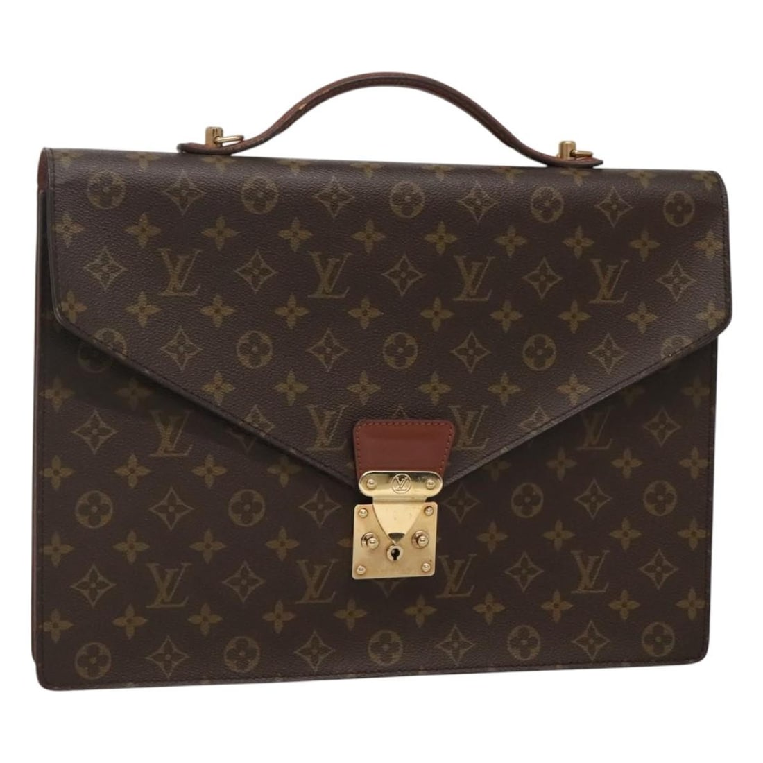 LOUIS VUITTON Monogram Porte Documents Bandouliere Bag M53338 Auth: LOUIS VUITTON Monogram Porte Documents Bandouliere Bag M53338 Auth Introducing the LOUIS VUITTON Monogram Porte Documents Bandouliere Bag, a sophisticated and stylish accessory perfect for business us
