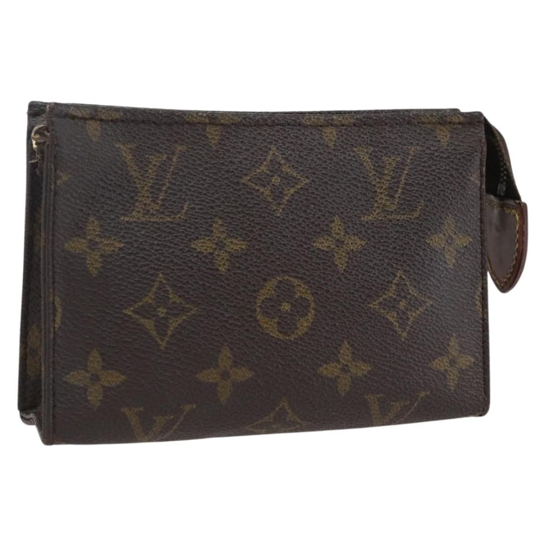 Monogram Canvas Toiletry Pouch 15 by Louis Vuitton Model M47546: Monogram Canvas Toiletry Pouch 15 by Louis Vuitton Model M47546 This Louis Vuitton Monogram Poche Toilette 15 pouch is crafted from signature monogram canvas and features a compact rectangular silhoue